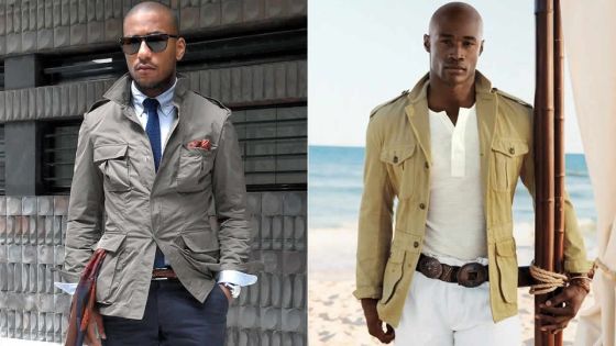 Homme : la veste saharienne