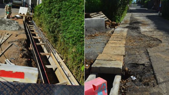À Curepipe : des travaux de drains décrié