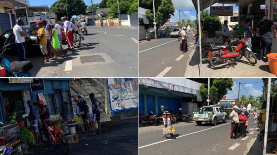 [En images] Petit-Raffray : quand la police rappelle à certains de respecter la 'social distancing'