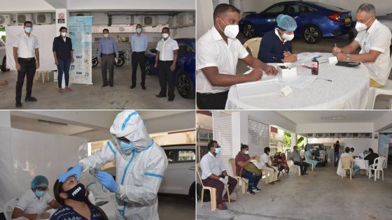 Covid-19 : les «frontliners» du Défi Media Group soumis à un test de dépistage