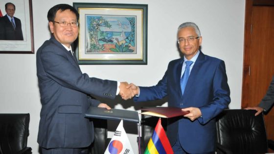 Services financiers: Maurice souhaite un traité bilatéral avec la Corée du Sud