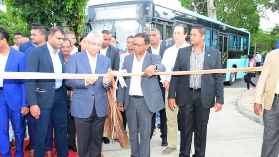 Pravind Jugnauth, lors de l’inauguration d’une gare à Piton : «C’est un gouvernement qui ne dort pas et qui agit»