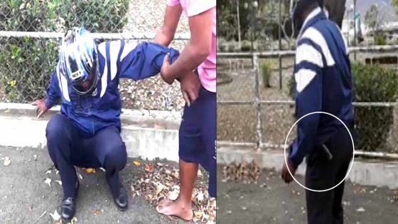 Un policier ivre, armé et à moto