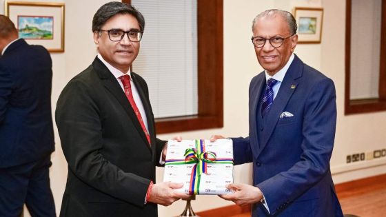 Visite officielle à Maurice : le Foreign Secretary de l’Inde, Vikram Misri, rencontre Navin Ramgoolam