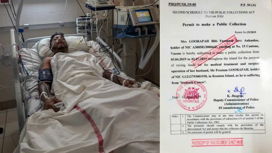 Son permis de collecte prendra fin le mois prochain : elle sollicite une aide financière pour son époux malade