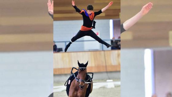 Championnats du monde de voltige équestre : Un Mauricien en tête