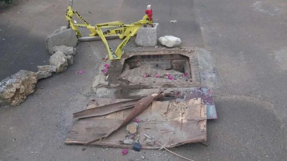 Une plaque d’égout endommagée, des habitants dégoûtés