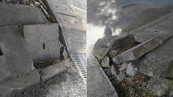 Rue Despierres à Roche-Bois : attention Danger