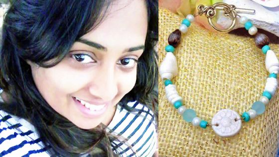 Shweta Lutchman-Jeetoo recycle le papier en bijoux