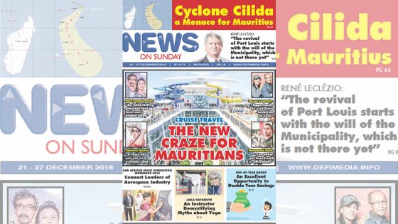 Voici la Une du News on Sunday de ce vendredi 21 décembre 2018