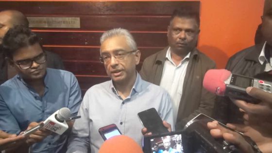 Pravind Jugnauth : «Je trouve regrettable les propos de Soodhun»