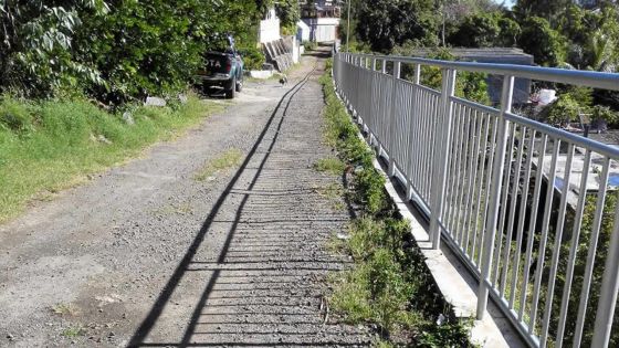 Rodrigues : la route de Pointe-Monier bientôt asphaltée