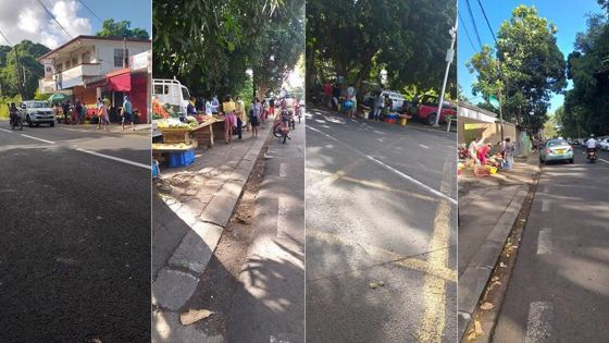 Pamplemousses : des personnes achètent des légumes sans respecter les mesures sanitaires