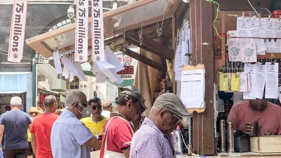 Loto : véritable engouement pour le jackpot de Rs 75 millions 