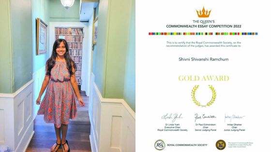 À 14 ans, Shivni Ramchurn écrit déjà son histoire