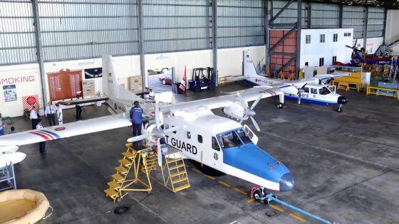 Aéroport de Plaisance : petit tour dans le hangar d’avions de la police