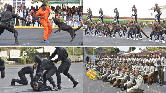 Passing-out ceremony de gardes-chiourmes