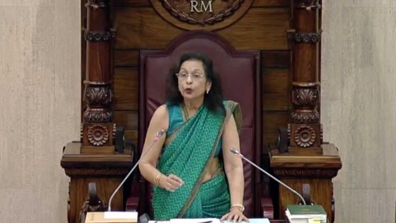 Maya Hanoomanjee : «C’est du jamais vu au Parlement»