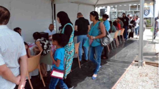 Campagne de sensibilisation : la caravane de santé de la NIC au Riche Terre Mall