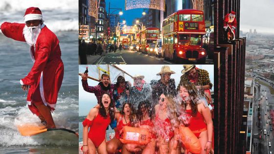 Ambiance de Noël à travers le monde