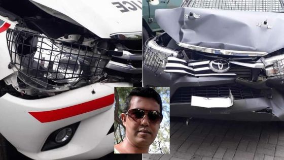 Turbulences lors d’une sortie de Moonsamy Govind Basana-Reddi : carambolage entre trois véhicules de police à Beau-Vallon