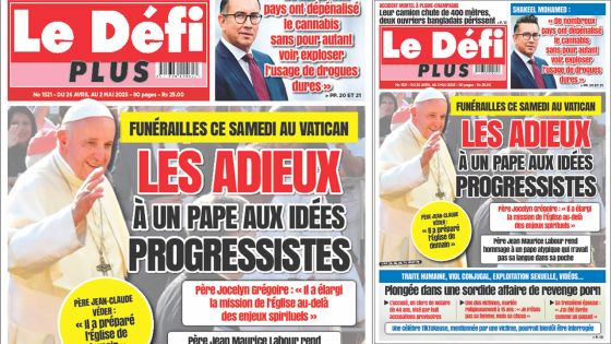 Voici la Une du Défi Plus de ce Samedi 26 Avril 2025