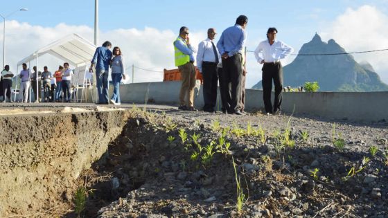 Fissures à Terre-Rouge/Verdun : le tronçon opérationnel en janvier 2018