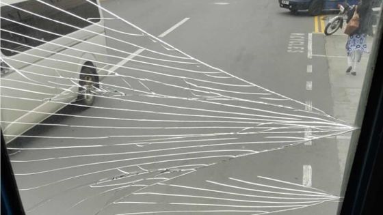 Un autobus dans un état lamentable