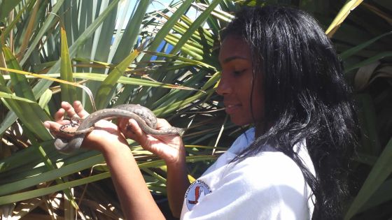 Aurélie Hector : dans la peau du boa
