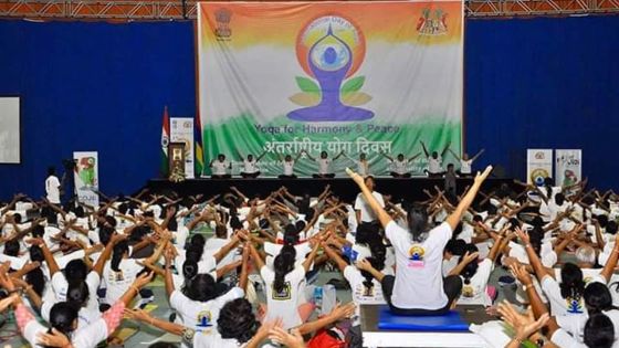 Practicing yoga helps towards maintaining good health