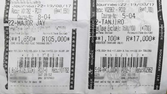 Gain de Rs 120 000 aux courses : la banque refuse de prendre son argent