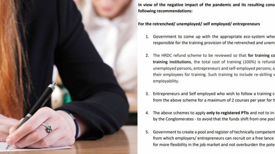 Dans une lettre ouverte : l'Association of Registered Private Training Institutions fait plusieurs propositions au PM