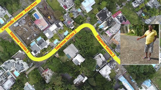 Chemin en piteux état à Pereybère : le cauchemar des habitants de l’impasse Serins 2