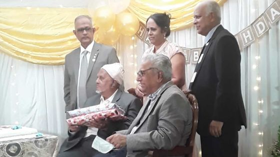 Kareem Abdul Saib, ses cent ans fêtés en confinement