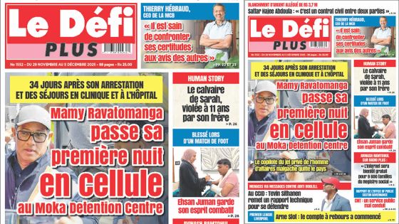 Voici la Une du Défi Plus de ce Samedi 29 Novembre 2025