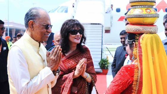 [En images] Visite officielle en Inde : accueil chaleureux pour le couple Ramgoolam à Ayodhya