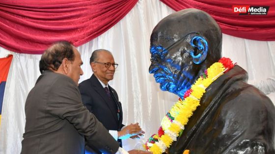 Le PM présent au Gandhi Jayanti à Laventure