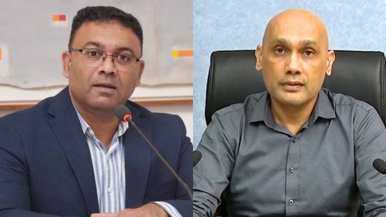Jagutpal et Sawmynaden face à la presse à 13 h