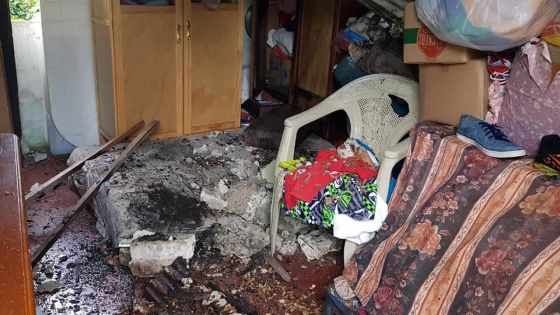 À Grand-Gaube : un arbre s’effondre sur le toit de sa maison