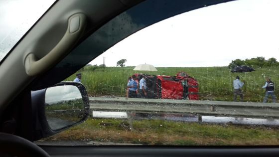 Accident à Rose-Belle : un 4x4 se renverse