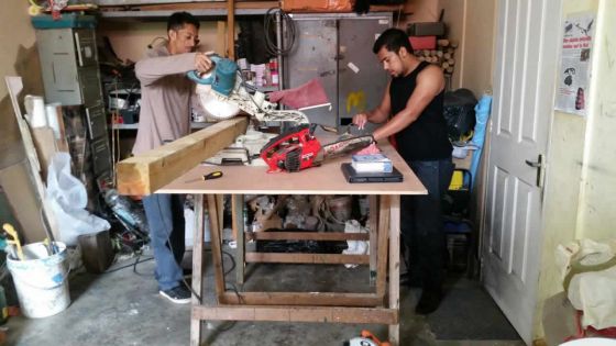 Menuiserie : Sandy Rama sur les traces de son père