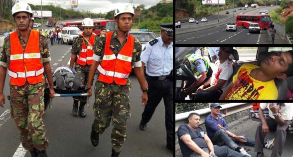 Exercice de simulation à pont Mattur : quatre « morts » et six « blessés » dans un faux accident