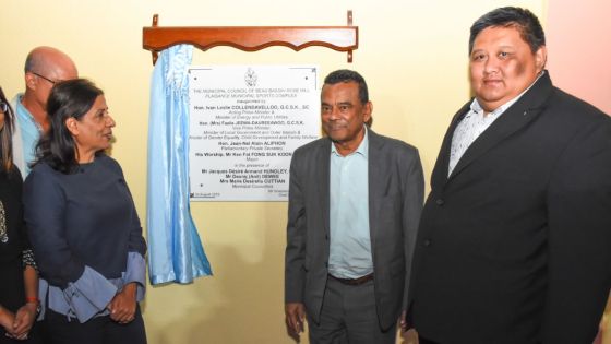 Inauguration d'un complexe sportif : un hommage rendu à Dean Tirvengadum