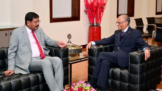 Relations Inde-Maurice : Navin Ramgoolam reçoit le Chef Juge de l’Inde