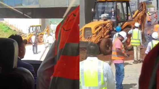 Metro Express : un tram bloqué à Coromandel «à cause de la boue»