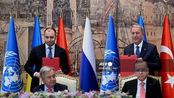 L'accord sur les céréales ukrainiennes signé à Istanbul