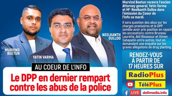 Au Cœur de l’Info : le DPP, dernier rempart contre les “abus” de la police.