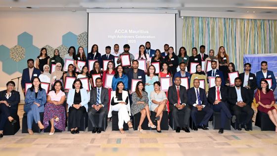 ACCA : des étudiants mauriciens parmi les 10 meilleurs au niveau mondial