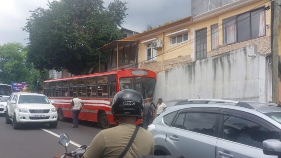 Accident à la hauteur de Résidence Vallijee 
