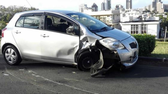 Port-Louis: accident spectaculaire